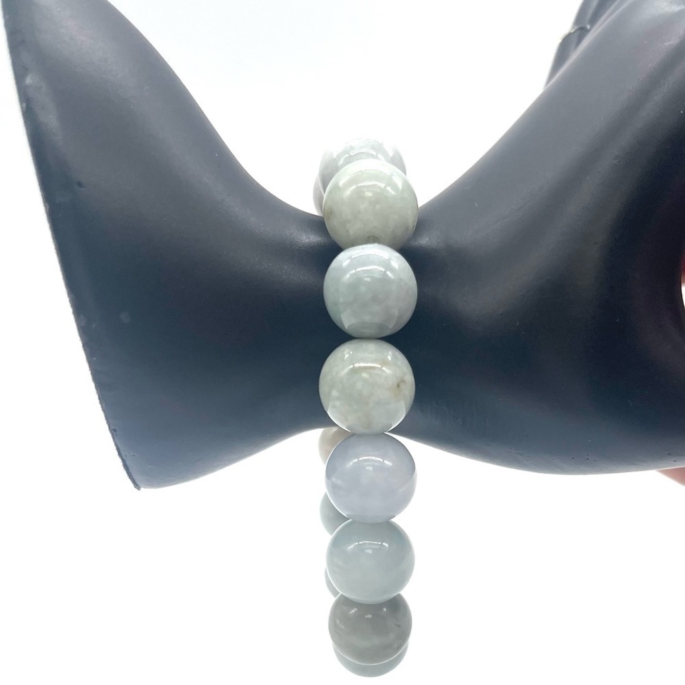 Jade all natural Jade, 10 mm Jade stones stretch Bracelet